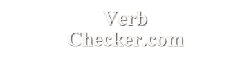 Verb Checker